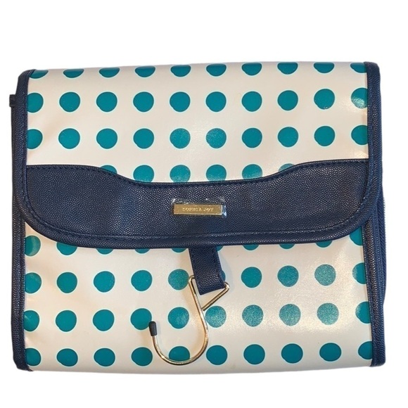 Sophia Joy Hanging Cosmetic Makeup Travel Bag Beauty Organizer Trifold - Picture 13 of 13